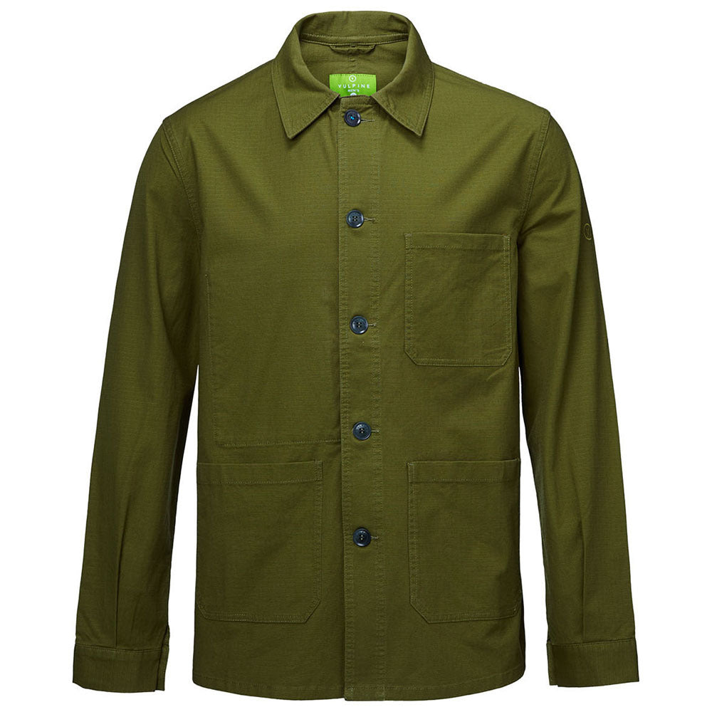 Mens French Workers Jacket (Khaki) | Vulpine